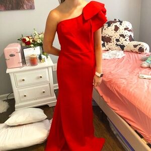 Women's Party Evening Formal Dress | Sleeveless, One Shoulder, Ruffle